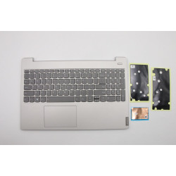 Gray upper case with keyboard