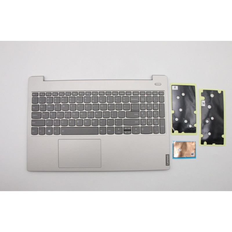 Gray upper case with keyboard