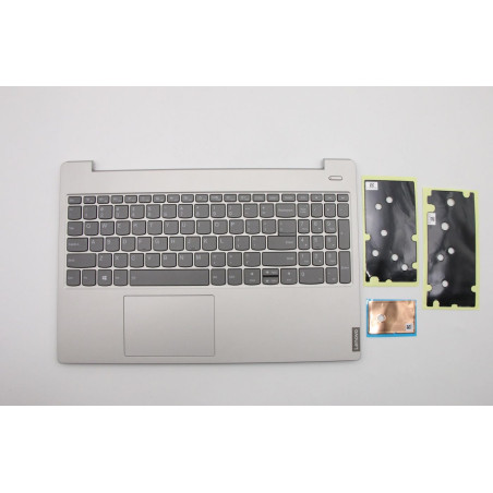 Gray upper case with keyboard