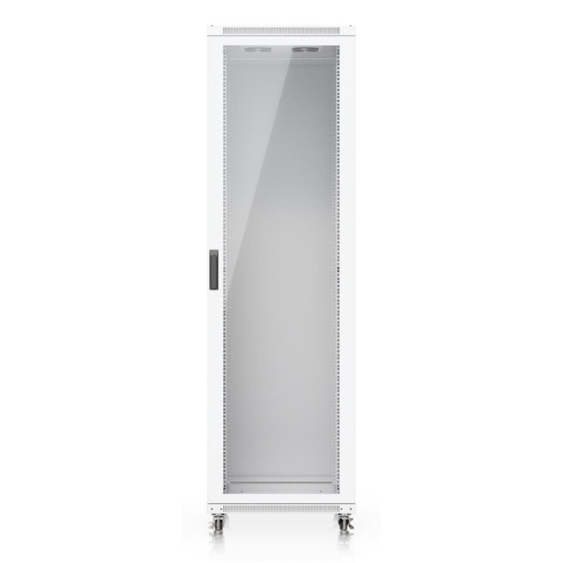 Fully assembled floor rack