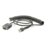 Cable RS232 9 ft, coiled