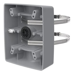 T91B57 Alumin Pole Mount Grey Comp W/AXIS Cameras | APLIUM