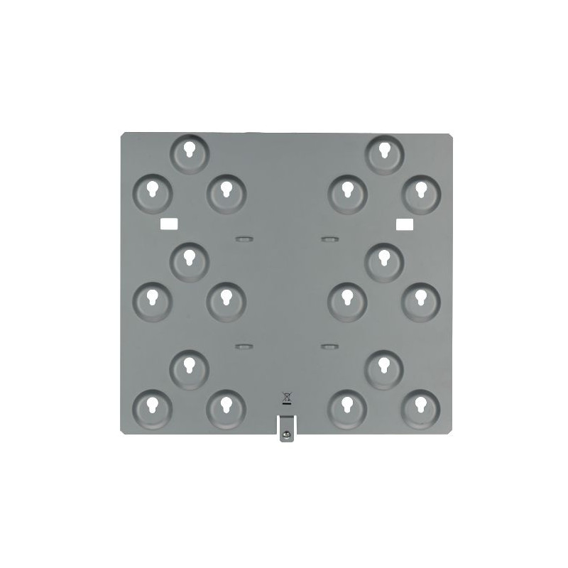 Mounting plate for 6 modules
