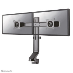 Desk Mount Dual 19-27IN Black CLAMP/GROMMET 75X75TO100X100 | APLIUM