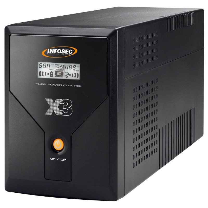 X3 EX 2000 LCD USB FR/SCHUKO