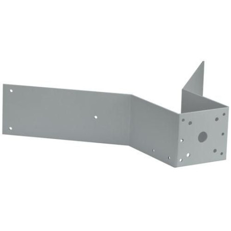 Corner mount bracket, grey