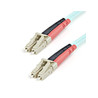 1m 10 Gb Aqua Fiber Patch Cable LC/LC