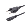 1m EU Plug to C7 Laptop Power Cord