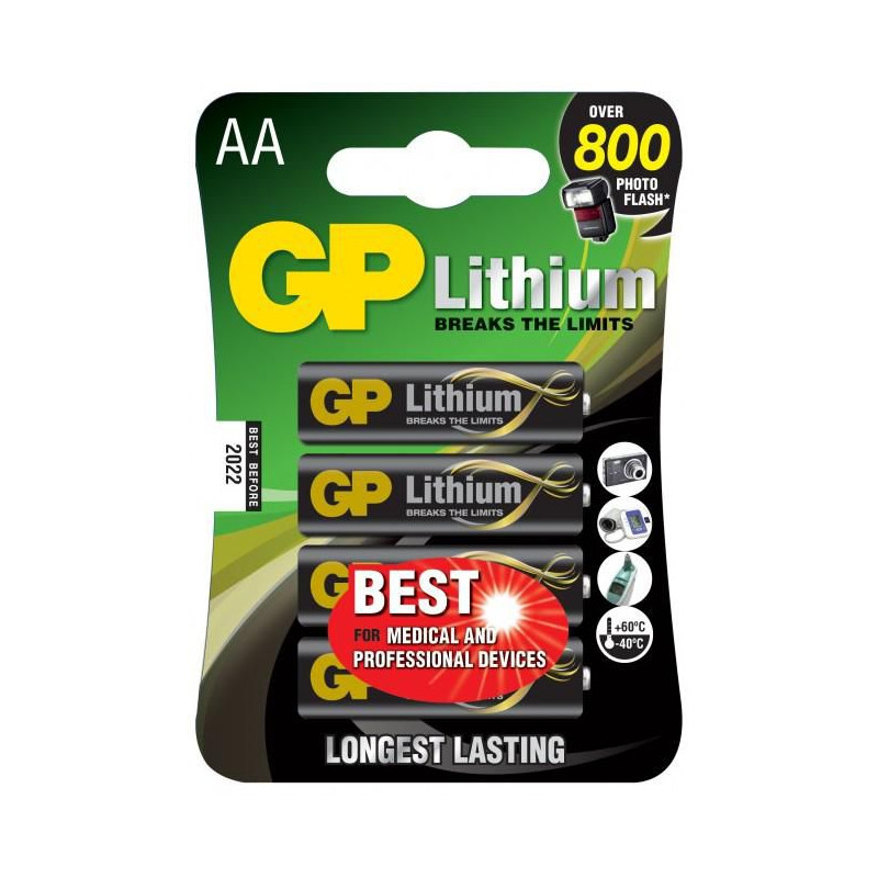 AA lithium batteri 1.5V,