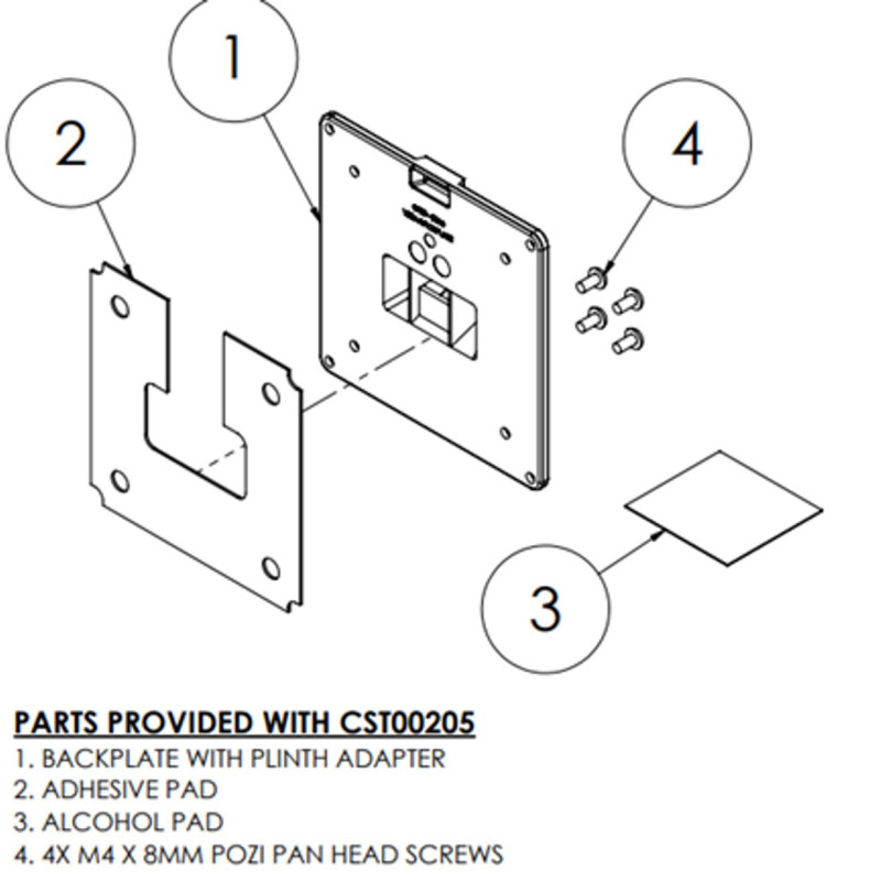 Universal Backplate for