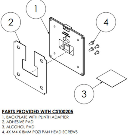 Universal Backplate for