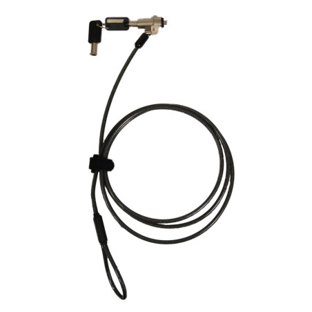 Cable Lock Black, Brass