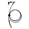 Cable Lock Black, Brass