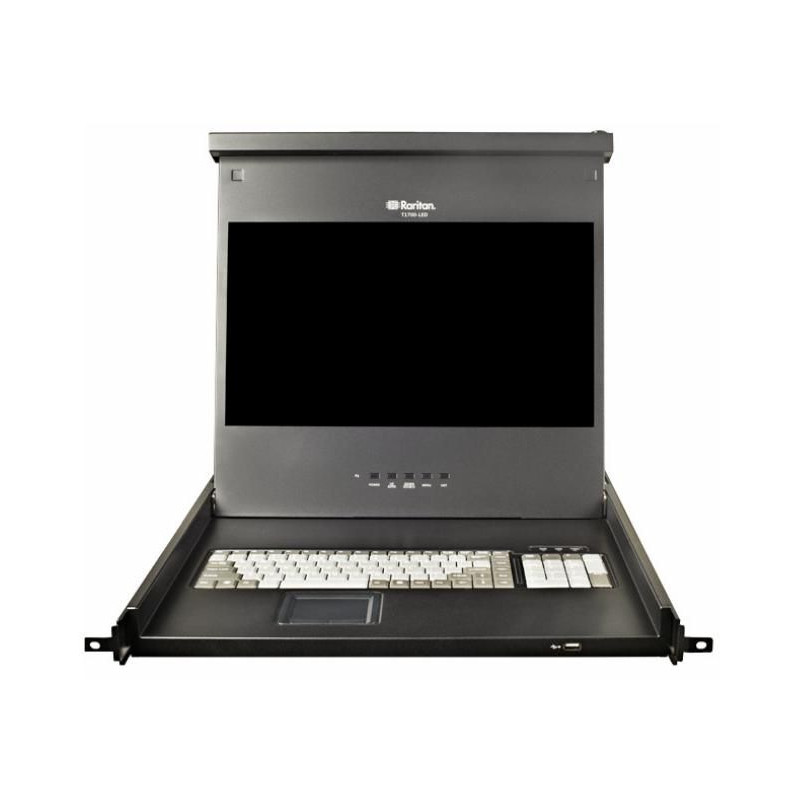 1U 17" LED backlit LCD KVM
