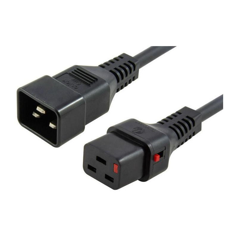 Powercord C19 IEC Lock - C20