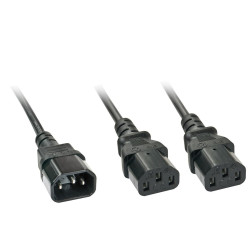 Lindy 30039 - 2M C14 To 2X C13 Y Extension | APLIUM