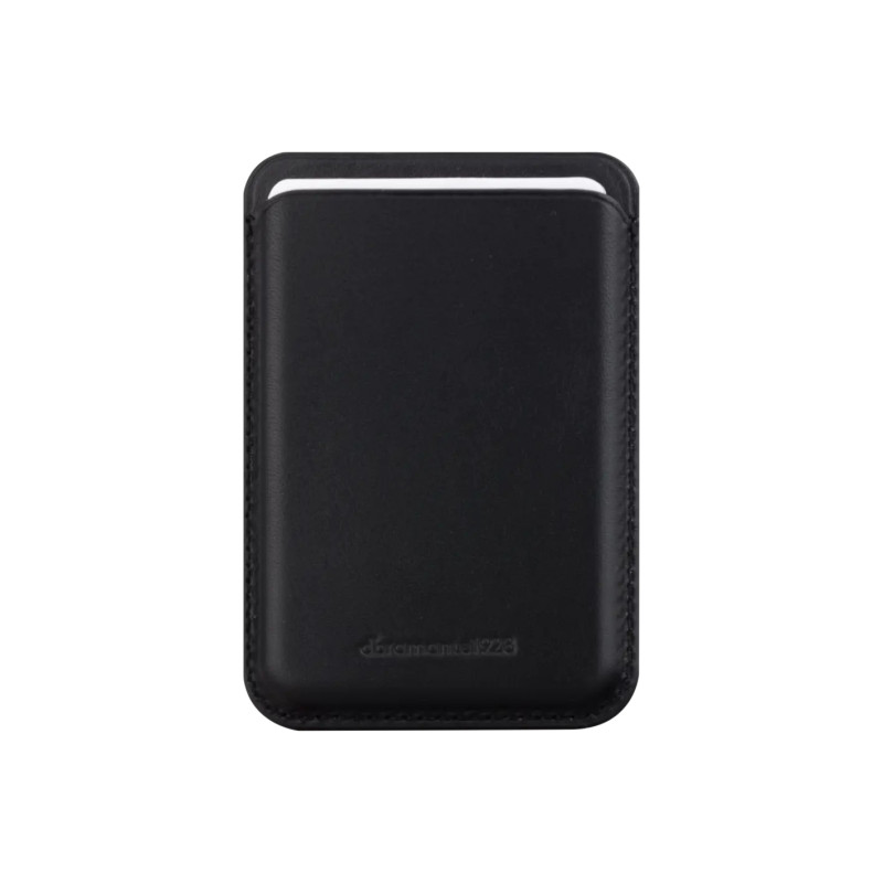 Leather wallet with MagSafe BLK