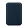 Leather wallet with MagSafe Blue