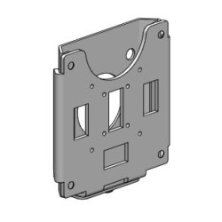Flush wall Mount - BLACK
