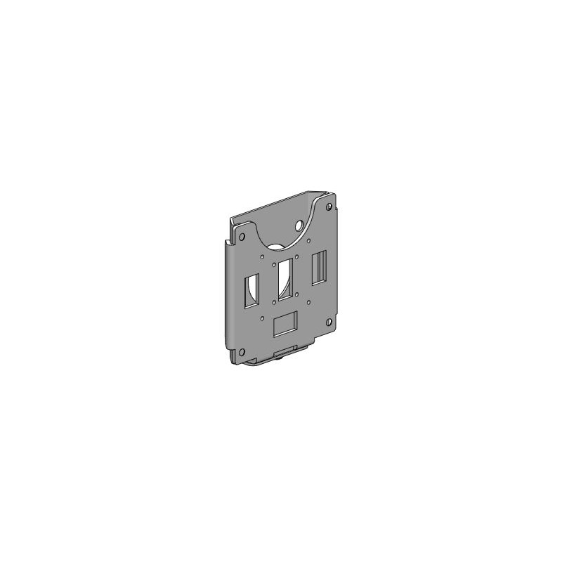 Flush wall Mount - BLACK