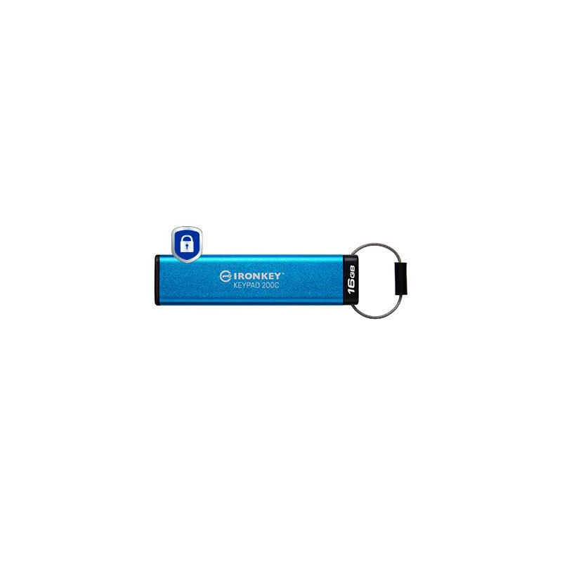 16GB Usb-c Ironkey Keypad 200C Fips 140-3 Lvl 3(PENDING)AES- | APLIUM