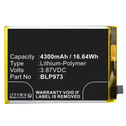 Battery 16.64Wh 3.87V 4300mAh | APLIUM