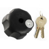 KNOB W/ KEYED LOCK &