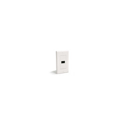 Single Outlet F HDMI Wall Plate White