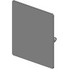 Blanking plate for box