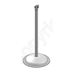 Floor Stand SP2 1000MM With Tabtilt - White