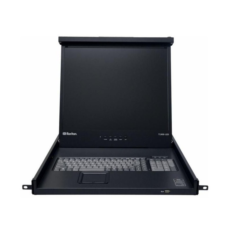 1U 19" LED backlit LCD KVM