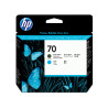 HP No 70 Printhead/matte black+Cyan
