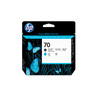 HP No 70 Printhead/matte black+Cyan