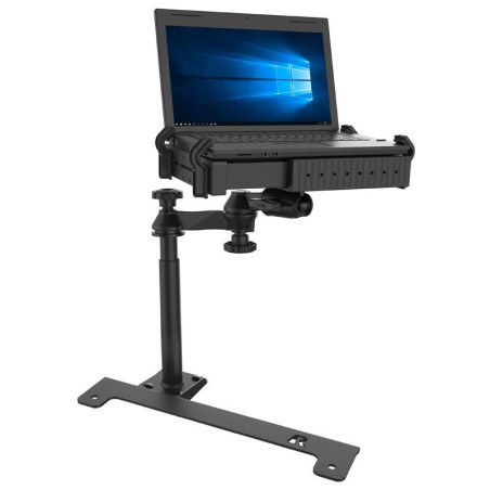 NO-DRILL LAPTOP MOUNT WITH