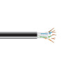 CAT6A SOLID RISER 1000' BLACK