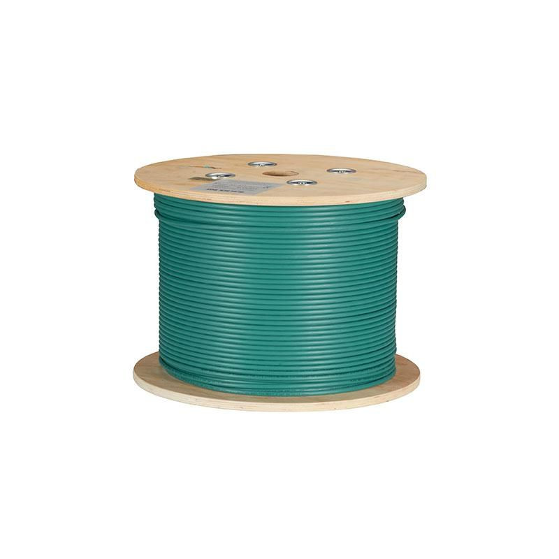 CAT6A SOLID RISER 1000' GREEN