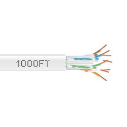 CAT6A SOLID RISER 1000' WHITE