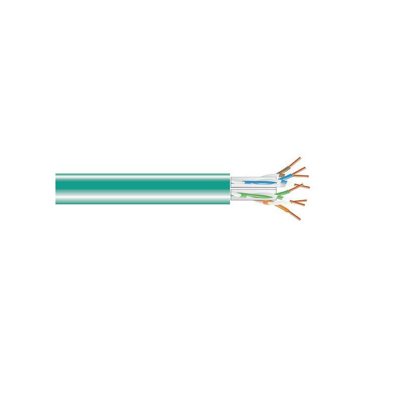 CAT6A SOLID PLENUM 1000' GREEN