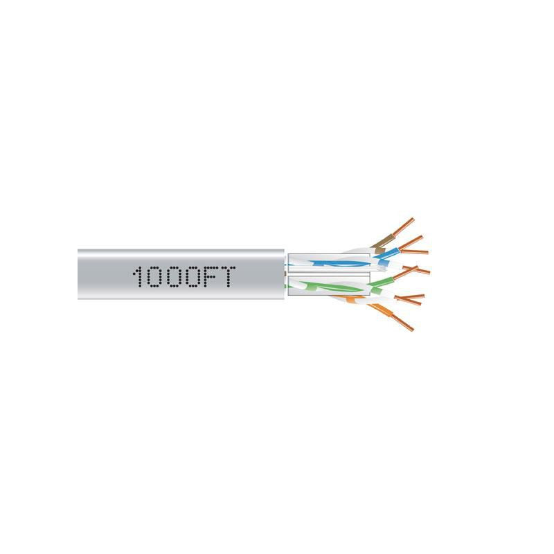 CAT6A SOLID PLENUM 1000' GREY