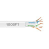 CAT6A SOLID PLENUM 1000' WHITE
