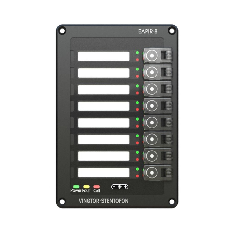 Exigo alarm panel, 8 buttons