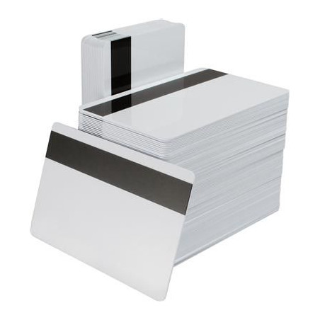 Zebra Z6 White Composite Cards 30MM WI/ Magnetic Stripe 500 | APLIUM