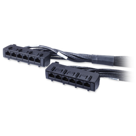 Cable/CAT6 UTP CMR 6XRJ-45 Black18.2m