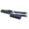 Cable/CAT6 UTP CMR 6XRJ-45 Black18.2m