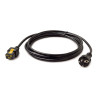Power Cord/Locking C19 to CEE/7 3m