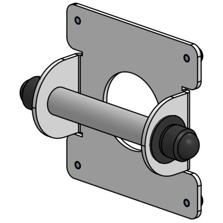 Kiosk tilting mount