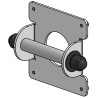 Kiosk tilting mount