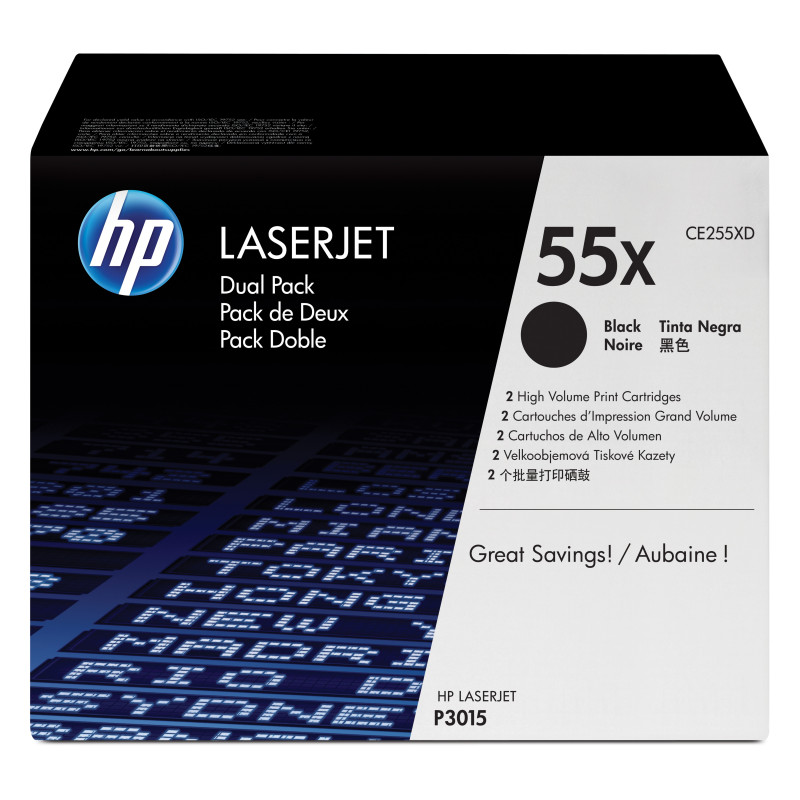 HP Toner/Dual Black Cartridge f P3015