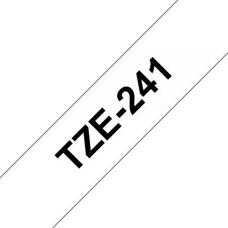 Tape/18mm black on white f P-Touch TZE