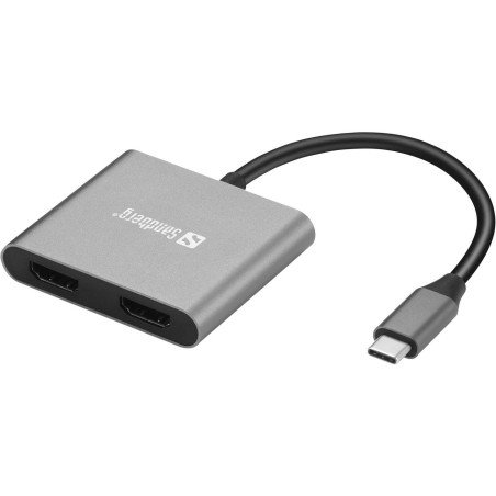 USB-C Dock 2xHDMI+USB+PD